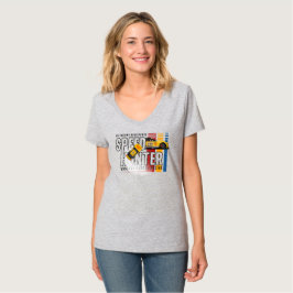 スピードハンター | 女性用Vネック Tシャツ