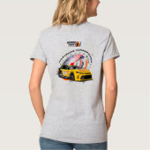 スピードハンター | 女性Vネック Tシャツ (裏面)