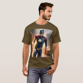 「スピードフォースの対決：クイックシルバー対フラッシュ –  Tシャツ (正面フル)