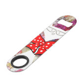 スピードボトルオープナーホワイトキャット スピード栓抜き (裏面アングル)