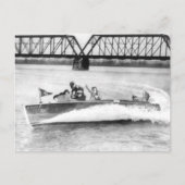 スピードボートのグラマー・ガールズ ポストカード (正面)