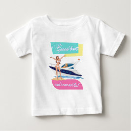 スピードボート好き ベビーTシャツ