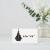 スピードボール、ボクサー、ボクシングトレーナー 名刺 (スタンド正面)