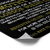 スピードボール、ボクシングクラス広告 ポスター (角)