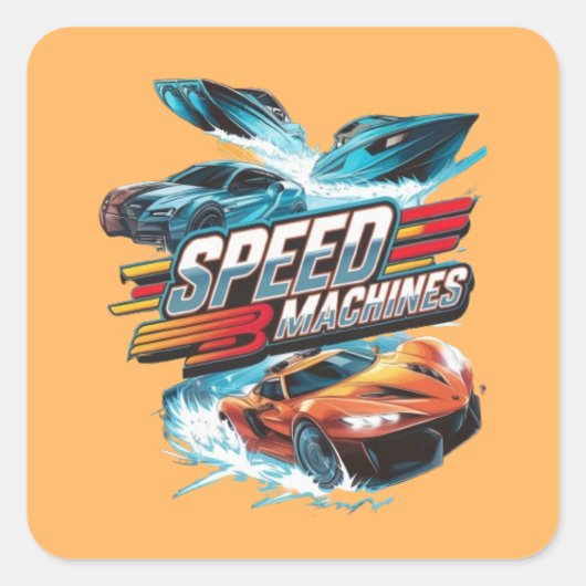 スピードマシン スクエアシール (正面)