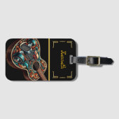 スピードミュージックアーティスト印象的な複雑な詳細 ラゲッジタグ (正面横)