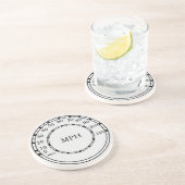 スピードメーターMPH Revカウンターモノグラムコースター コースター (側面)