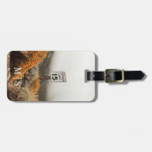 スピードモノグラムの制限15サインゴールデンサギブラシ ラゲッジタグ (正面横)