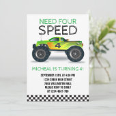 スピードモンスター四駆がいる！ 招待状 (スタンド正面)