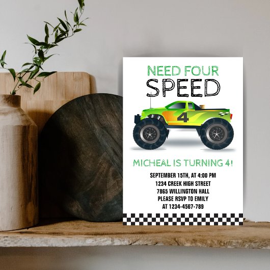 スピードモンスター四駆がいる！ 招待状