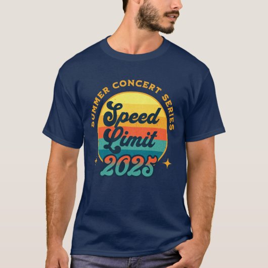 スピードリミットサマーコンサートシリーズ2025Tシャツ Tシャツ (正面)