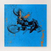 スピードレーサー – モトクロスレーサー ジグソーパズル (横)