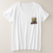 スピード愛好家 プラスサイズTシャツ (デザイン正面)