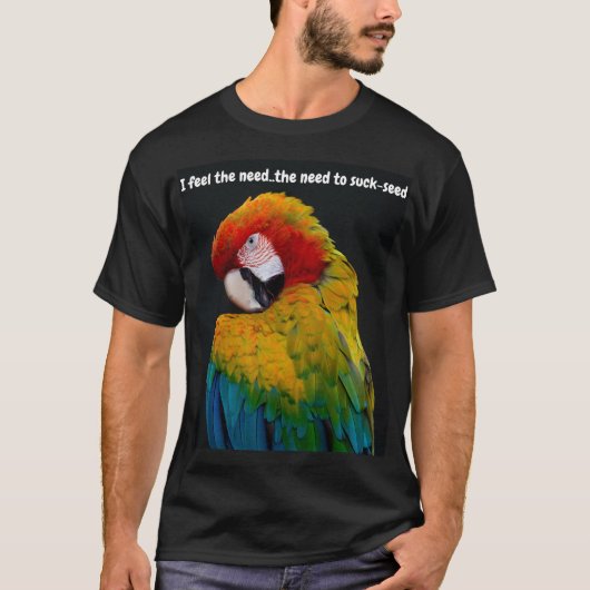 スピード狂...吸う種が必要 Tシャツ (正面)