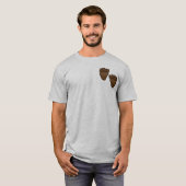 スピード違反で熊が死ぬ Tシャツ (正面フル)