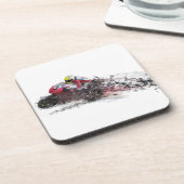 スピード違反のバイクレーサー コースター (左側)