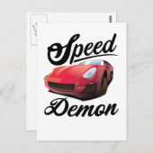 スピード・デーモン ポストカード (正面/裏面)
