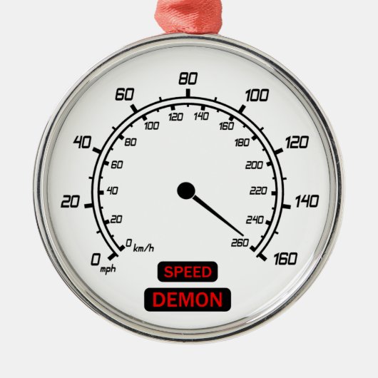 スピード・デーモン メタルオーナメント (正面)