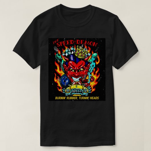 スピード・デーモン Tシャツ (デザイン正面)