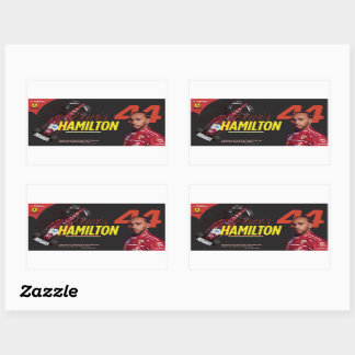 スピード・ミートレガシースルイス・ハミルトンがフェラーリに参加 長方形シール