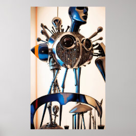 スピード、美しい、オートメーション – Ken Gage Surreal Art ポスター