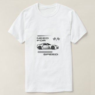 スピードTシャツのカーシャツの必要性 Tシャツ