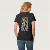 スフィンクスとゼンのコラボ Tシャツ (裏面フル)