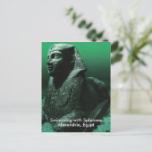 スフィンクスと一緒に泳ぐ ポストカード (スタンド正面)