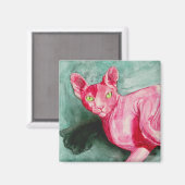 スフィンクスねこ磁石 マグネット (正面/裏面)