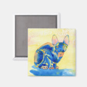 スフィンクスねこ磁石 マグネット (正面/裏面)