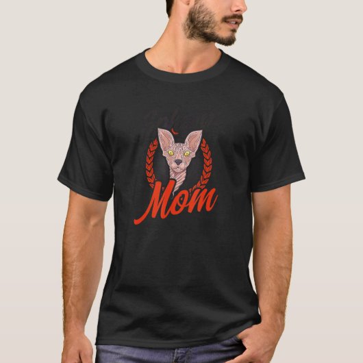 スフィンクスの母 スフィンクス 猫 Tシャツ (正面)