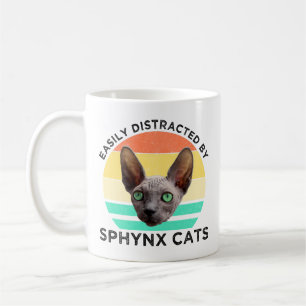 スフィンクスの猫たちにすぐに気が散る コーヒーマグカップ