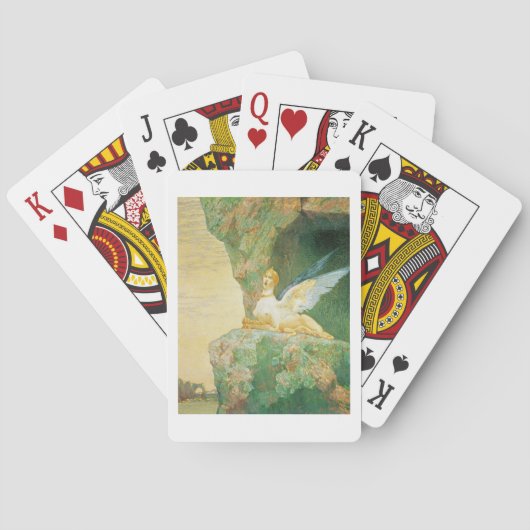 スフィンクスの絶望1890年 トランプ (裏面)