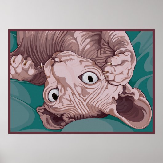 スフィンクスよくはしゃぐ ポスター (正面)