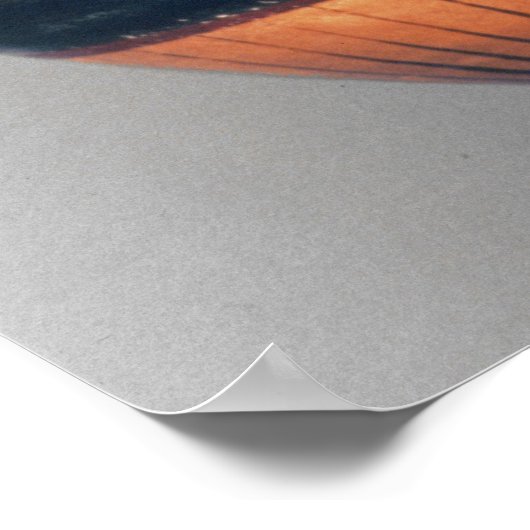 スフィンクスを描いたカルチディアンブラック姿アンフォラ ポスター (角)