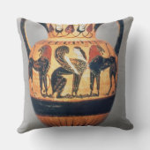 スフィンクスを描写するChalcidianの黒の姿のアンフォラ クッション (裏面)