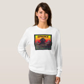 スフィンクスオレンジLabelLindsay、カリフォルニア Tシャツ (正面フル)