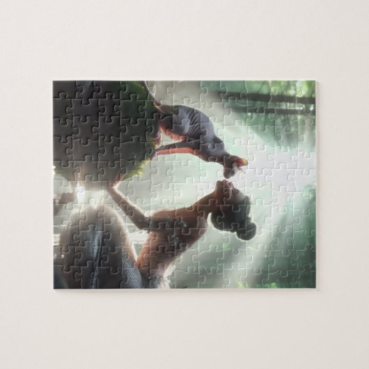 スフィンクスキスをするマーメイド ジグソーパズル (横)