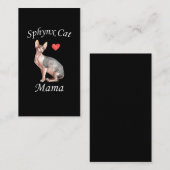 スフィンクスマム猫好きペットマザー 名刺 (正面/裏面)