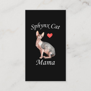 スフィンクスマム猫好きペットマザー 名刺