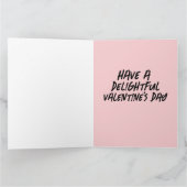 スフィンクス毛なしネコ大バレンタインデーのカード カード (内部)