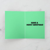 スフィンクス毛抜き猫クリスマスカード カード (内部)