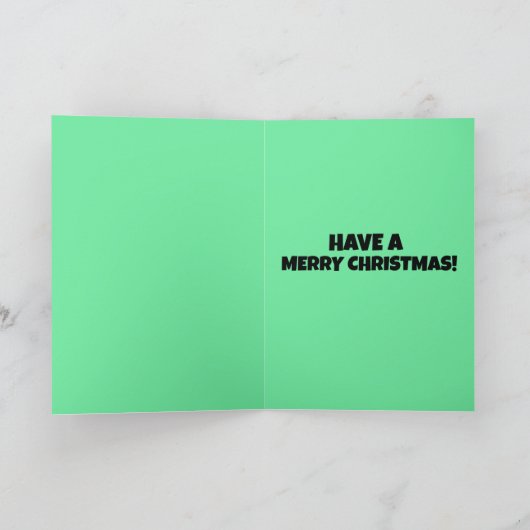 スフィンクス毛抜き猫クリスマスカード カード (内部)