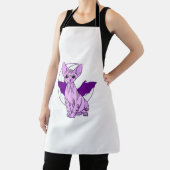 スフィンクス猫こうもりかわいいパステルゴシック不気味なゴシックWitc エプロン (インサイチュ)