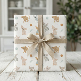 スフィンクス猫のかわいいラッピングペーパー ペット愛好家のギフト用 ラッピングペーパー