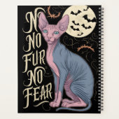 スフィンクス猫のホラーストーリー プランナー手帳 (裏面)