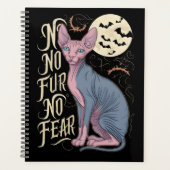 スフィンクス猫のホラーストーリー プランナー手帳 (正面)