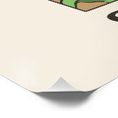スフィンクス猫の手描き肖像画 ポスター (コーナー)