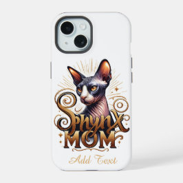 スフィンクス猫の母のための母の日ギフト iPhone 15ケース