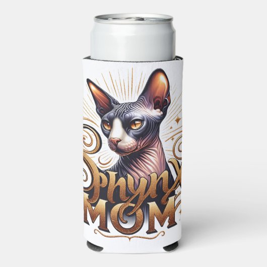 スフィンクス猫の母の日 スリム缶クーラー (Seltzer裏面)